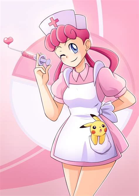 pokemon nurse joy naked|nurse joy Porn Comics .